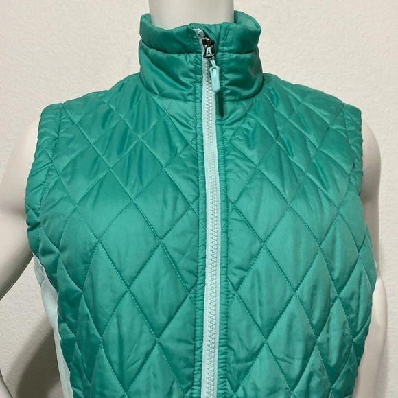 MARMOT Kitzbuhel Puffer Diamond Quilted Zip Jacket Vest Size M - Picture 4 of 8